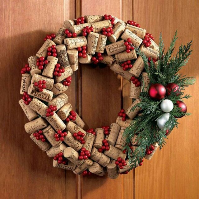Cork Wreath