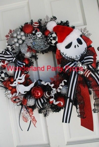 Nightmare Before Christmas Wreath