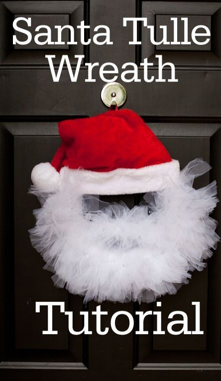 Santa Tulle Wreath