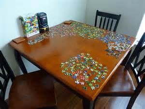 jigsaw puzzle table